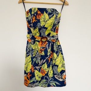 French Connection Jungle Print Cocktail Dress